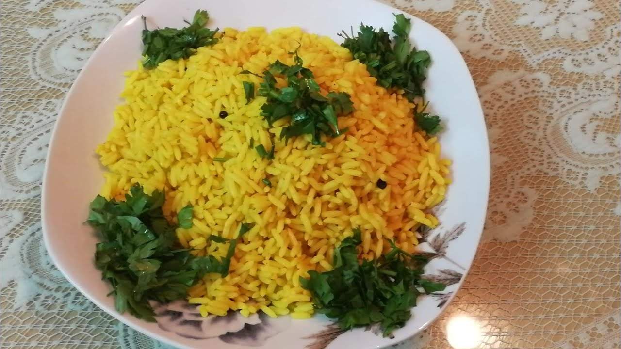 طريقة عمل الأرز البسمتي بالكركم